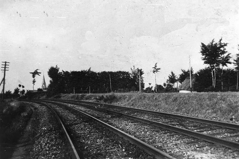 Eisenbahn - nähe Sonntagsstrasse- vor 1920